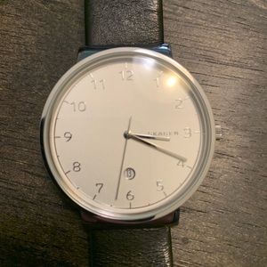 Skagen Ancher Leather strap watch